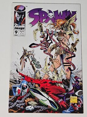 Spawn #9 (Image Comics, 1993) 1st App Angela Todd McFarlane Neil Gaiman C-031
